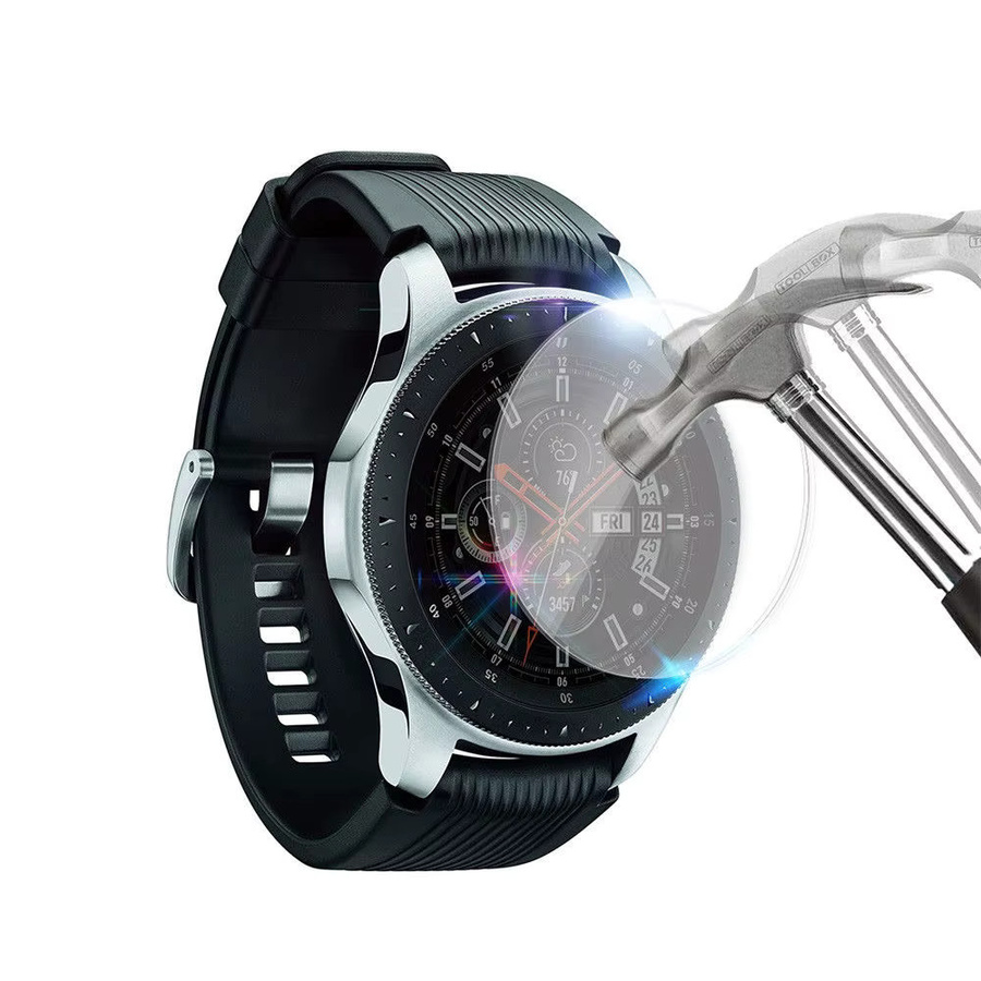 Smartwatch Displayschutzfolie, Glas, 24 mm-43 mm, Schwarz - Bild 2