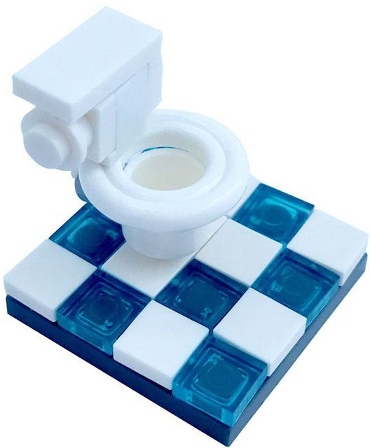 LEQUMOC Stadtbüro Tisch Verkaufsautomat Geldautomat Toilettenschüssel Bausatz 6-12J - Bild 1