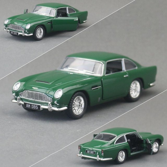 Linyi toy car Db5 Sportwagenmodell, 1:38, Metall, Grün, ab 18 Jahren - Bild 1