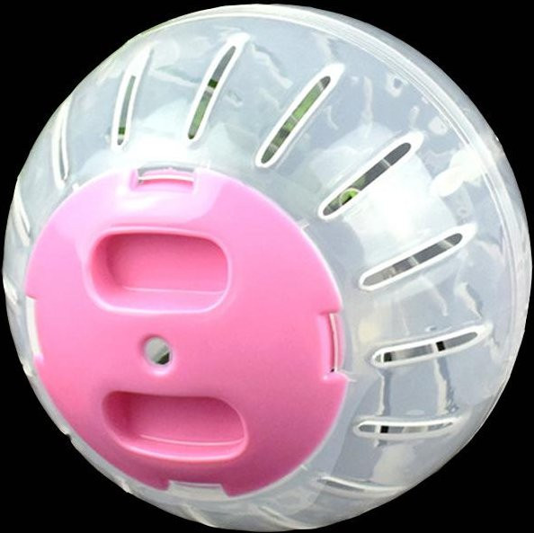 Yiran Furniture Outdoor Sport Ball, Kunststoff, rosa, 12 cm - Bild 1