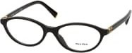 Miu Miu MU 09XV Korrektionsbrille, Vollrand, Oval, Kunststoff, Schwarz, Damen - Bild 1