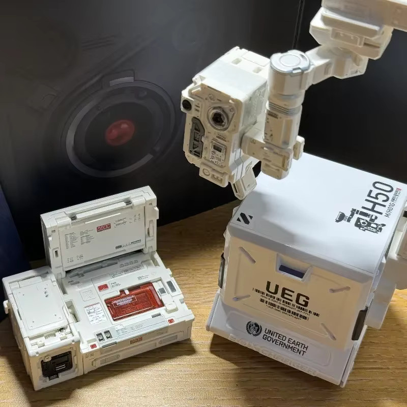 Bandai Ib-06 550c & 550w Deformation Roboter, Actionfigur, Umwandlung in Mecha und Würfel - Bild 4