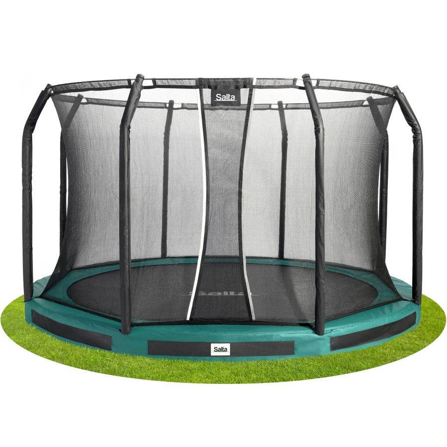 Salta Premium Ground Trampolin rund in Grün mit einem Durchmesser von 396 cm - Bild 2