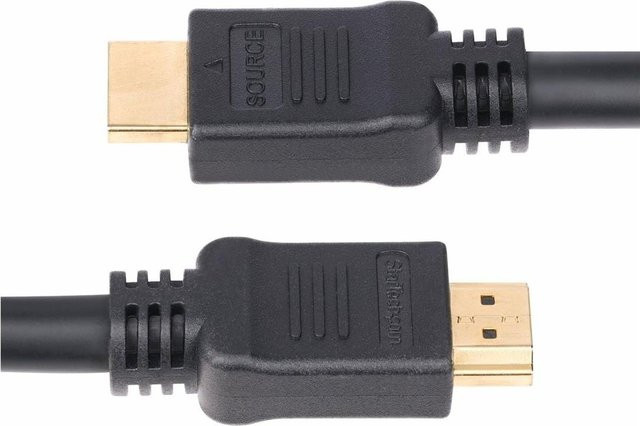 StarTech.com Aktives HDMI 2.0 Kabel in Schwarz, 10,0 m, 4K 60Hz, HDR10, CMP Plenum Rated, HDMI männlich zu HDMI männlich - Bild 1