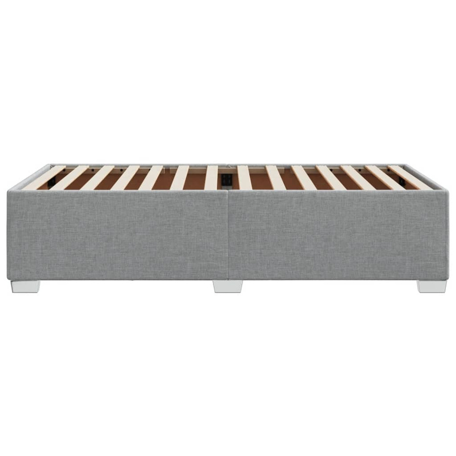 vidaXL Bettgestell mit Stoffbezug in Grau, B/T/H: 80 x 200 cm - Bild 4