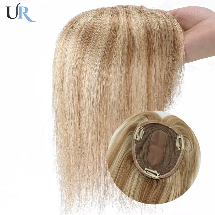 Umar Echthaar-Topper mit Pony, blond, glatt, Damen - Bild 3