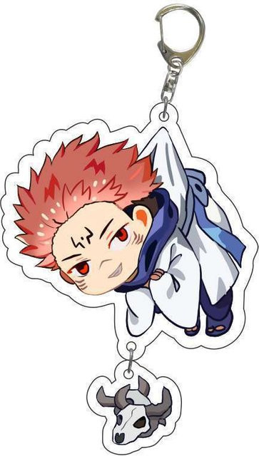 Schlüsselanhänger Jujutsu Kaisen Satoru Gojo Geto Suguru, Acryl, 5cm, brown - Bild 1
