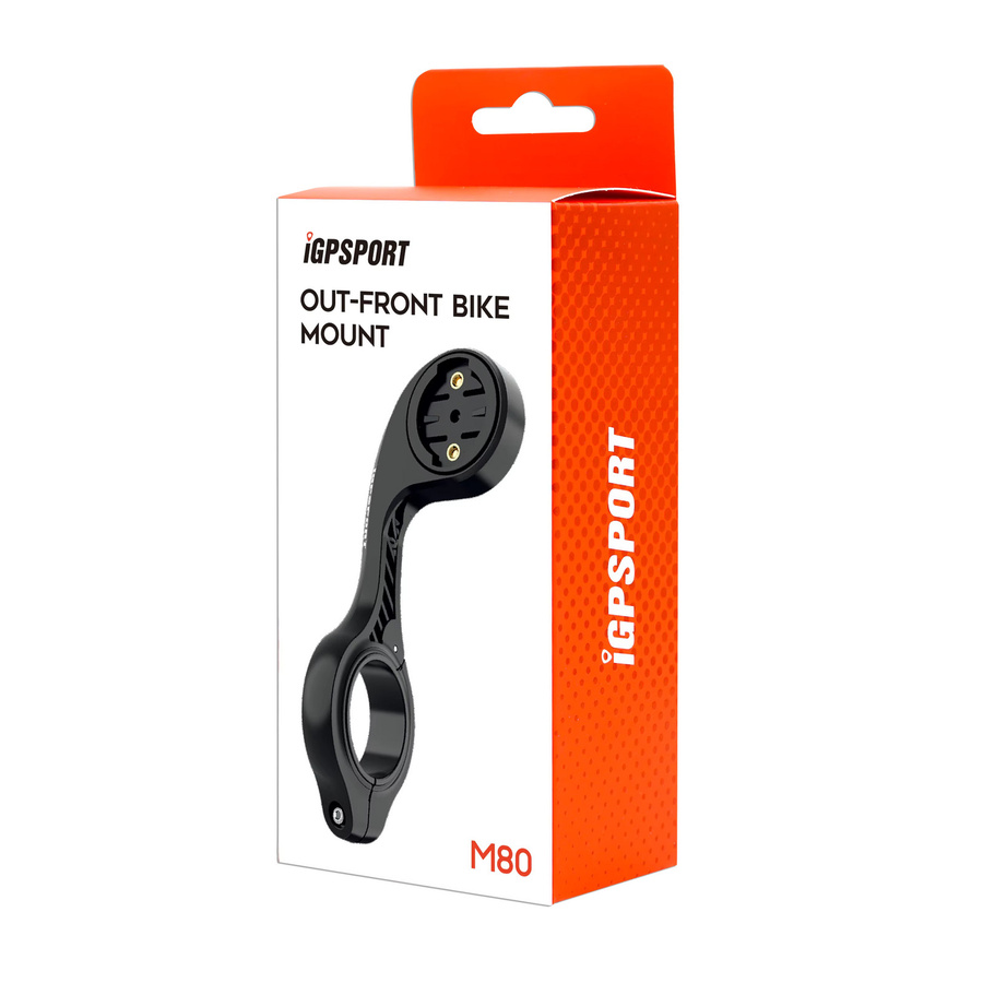 IGPSPORT M80 Erweiterte Fahrradhalterung in Schwarz für Scheinwerfer und Radcomputer wie Garmin Edge oder BSC200, BSC300 und IGS630 - Bild 2