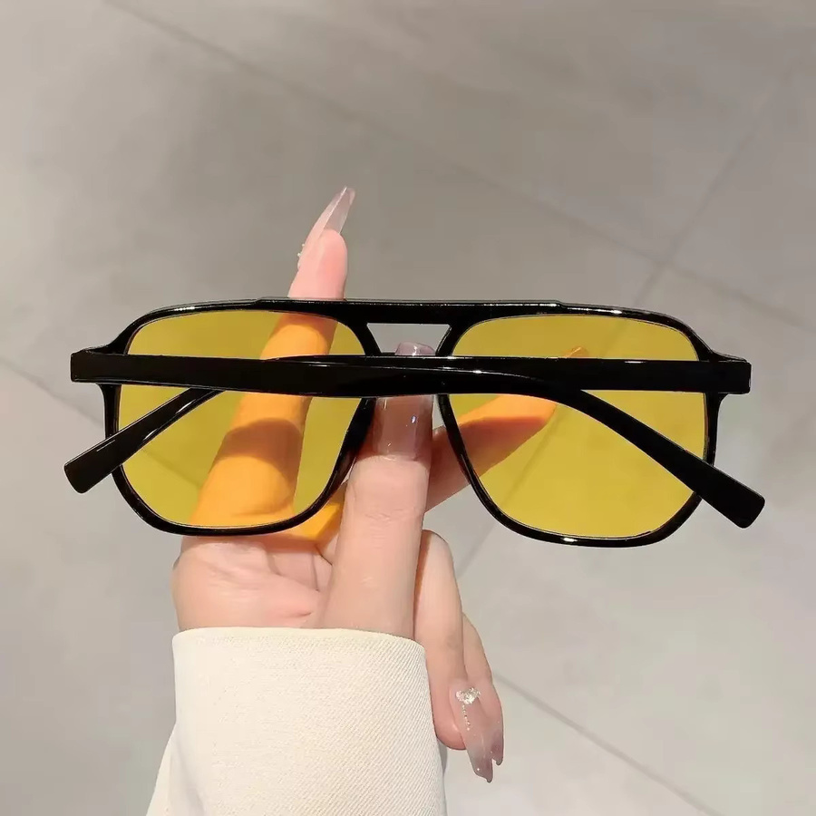 MOYOKA Sonnenbrille Aviator, Vollrand, Kunststoff, Unisex, Schwarz - Bild 3