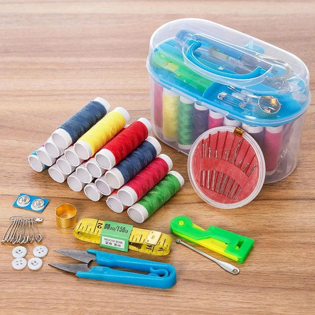 Binchi Keji Travel Tragbares Nähset für Handarbeit und Stickerei in Schwarz und Multicolour - Bild 1