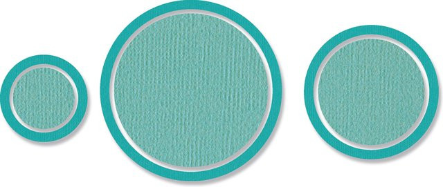Sizzix Framelits Die Set Circle Frames 6er Pack - Bild 1