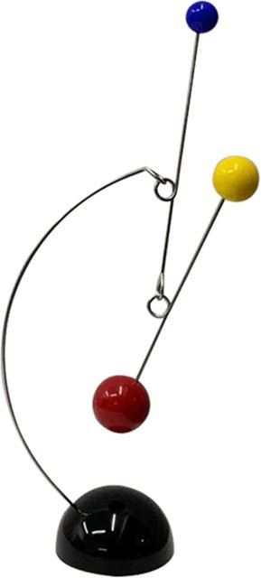 MLGB Calder Schreibtisch Balance Gerät Dynamische Skulptur als Kunst Dekoration in Ivory - Bild 1