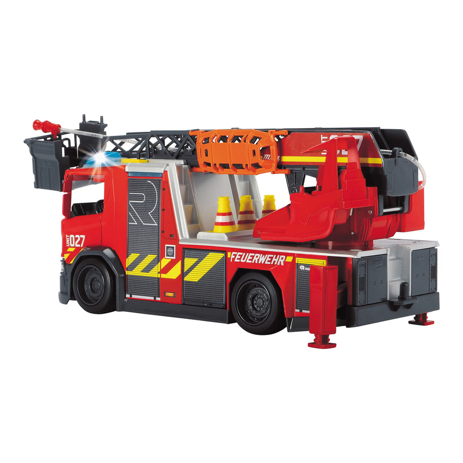 Dickie Toys Feuerwehr Scania mit Drehleiter ab 3 Jahren - Bild 3