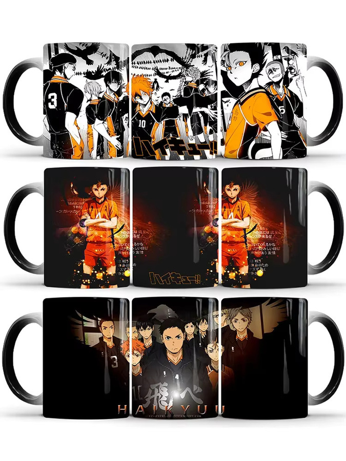 Haikyuu!! Farbwechsel Keramiktasse von Bandai, wärmeempfindlicher Anime Becher in Multicolour - Bild 7