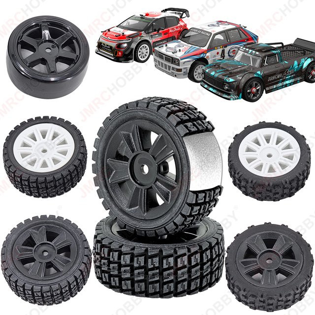 MJX Hyper Go 14301 14302 14303 RC Autozubehör, Slip Drift Wheel, Gummi, Schwarz - Bild 1