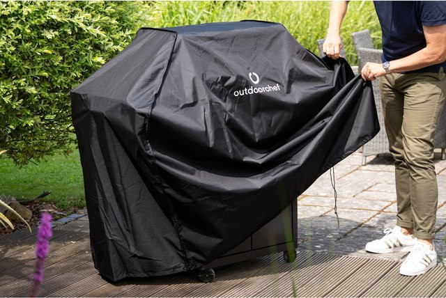 Outdoorchef HEAT Abdeckhaube für Outdoorküchen Seitenteil und Abschluss (2-teiliges Set) für Grillmodule und Schrankmodule - Bild 1