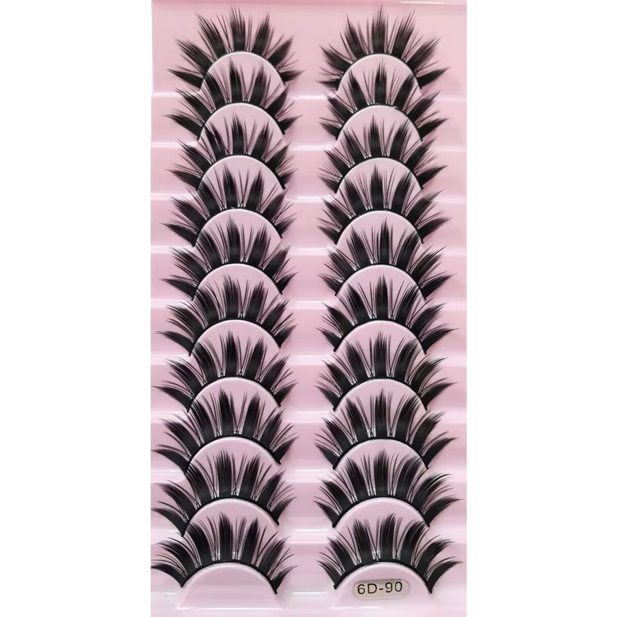 GIOIO Künstliche Wimpern, 10 Paar, Einzelne Cluster, Natürlich, Unisex - Bild 6