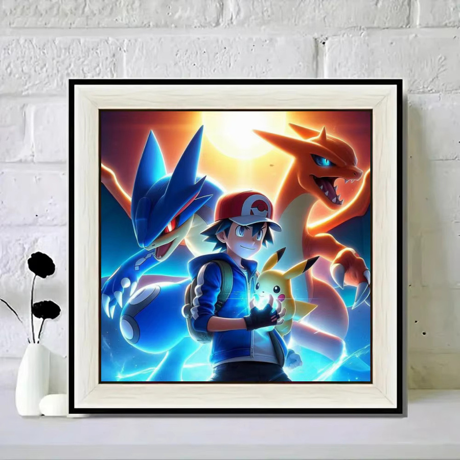 Potdemiel Pokémon Diamant Malerei Mosaik, Stickerei Strass Kit, Anime - Bild 2