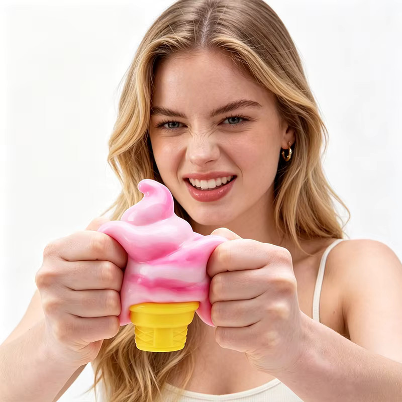 Schyling Needoh Eiswaffel-Squishy-Spielzeug, Dekompressionsball - Bild 4