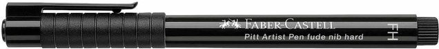 Faber Castell PITT artist pen Fude Hard Schwarz - Bild 1