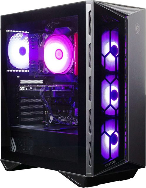 Captiva Gaming PC Highend I10-0015 in Schwarz mit Intel Core Ultra 7 265KF, RTX 5070 12GB, 32GB DDR5, 1TB SSD und Wi-Fi - Bild 1