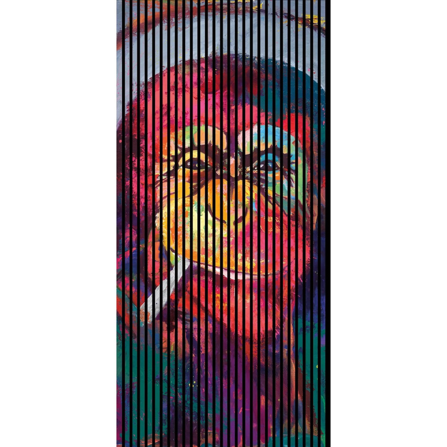 FN Acustico Akustikplatte Monkey 2 aus PET und MDF in Bunt, H x B x T: 2.400 x 1.133 x 19 cm - Bild 2
