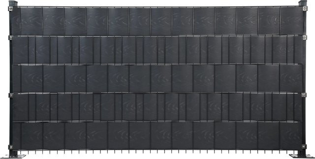 Floraworld Sichtschutzstreifen Comfort aus PVC in Anthrazit, blickdicht, Breite: 19 cm, Höhe: 251,5 cm - Bild 1