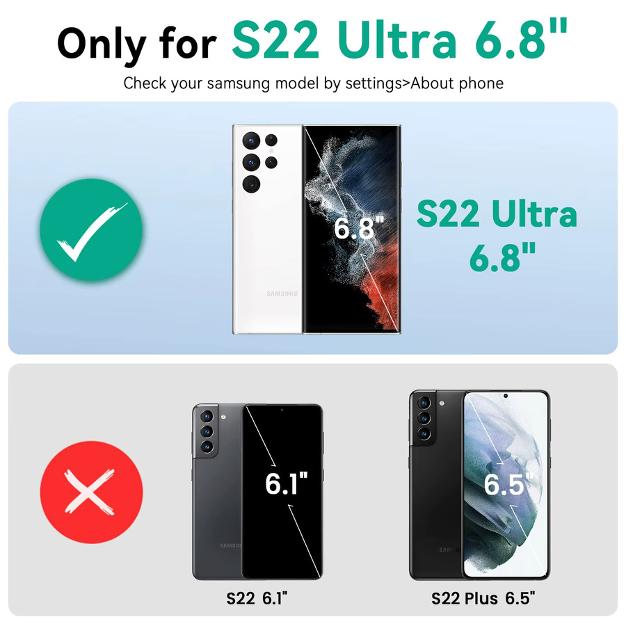 Samsung Akku-Ladegerät-Hülle für Galaxy S22 Ultra in Schwarz mit kabelloser Ladefunktion und externer Powerbank-Funktion - Bild 2