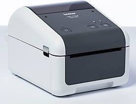 Brother TD-4420DN Etikettendrucker mit USB und LAN, weiß-grau, B 180 x T 155 x H 224 mm - Bild 1