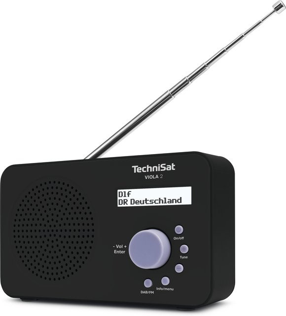 TechniSat VIOLA 2 DAB+ Radio mit LC-Display in Schwarz - Bild 2