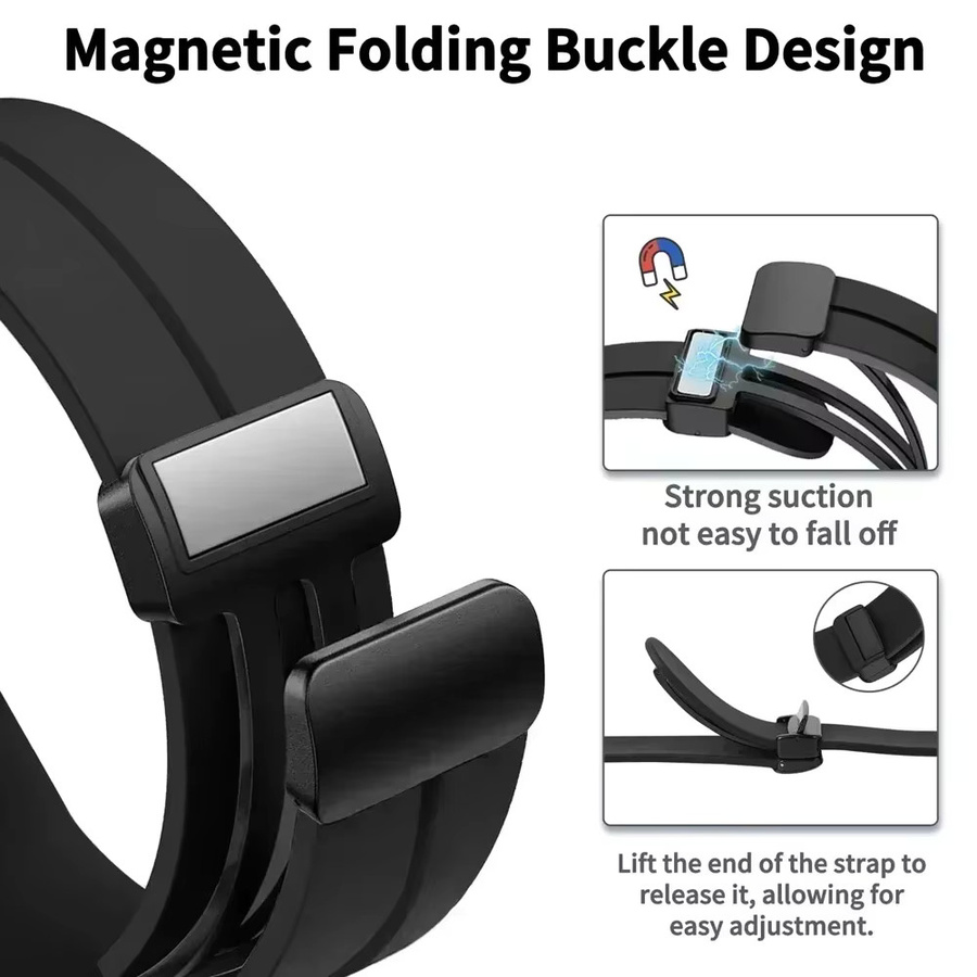 CMF by Nothing Uhrenarmband Silikon, 22 mm, Schwarz - Bild 2