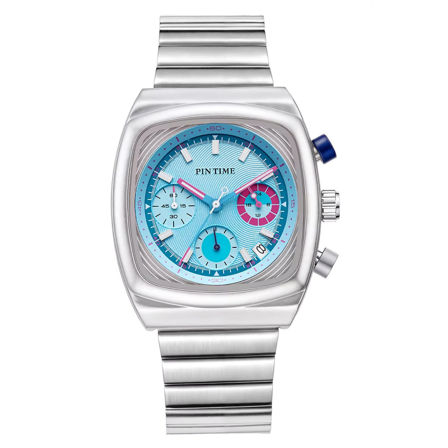 STARPERISH Armbanduhr Quarz, Edelstahl, Blau, Herren - Bild 2
