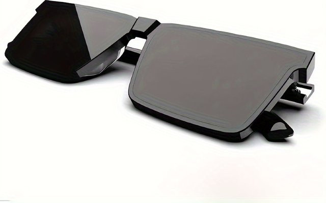 ERIKOLE Sonnenbrille, square, Vollrand, Kunststoff, schwarz, Unisex - Bild 1