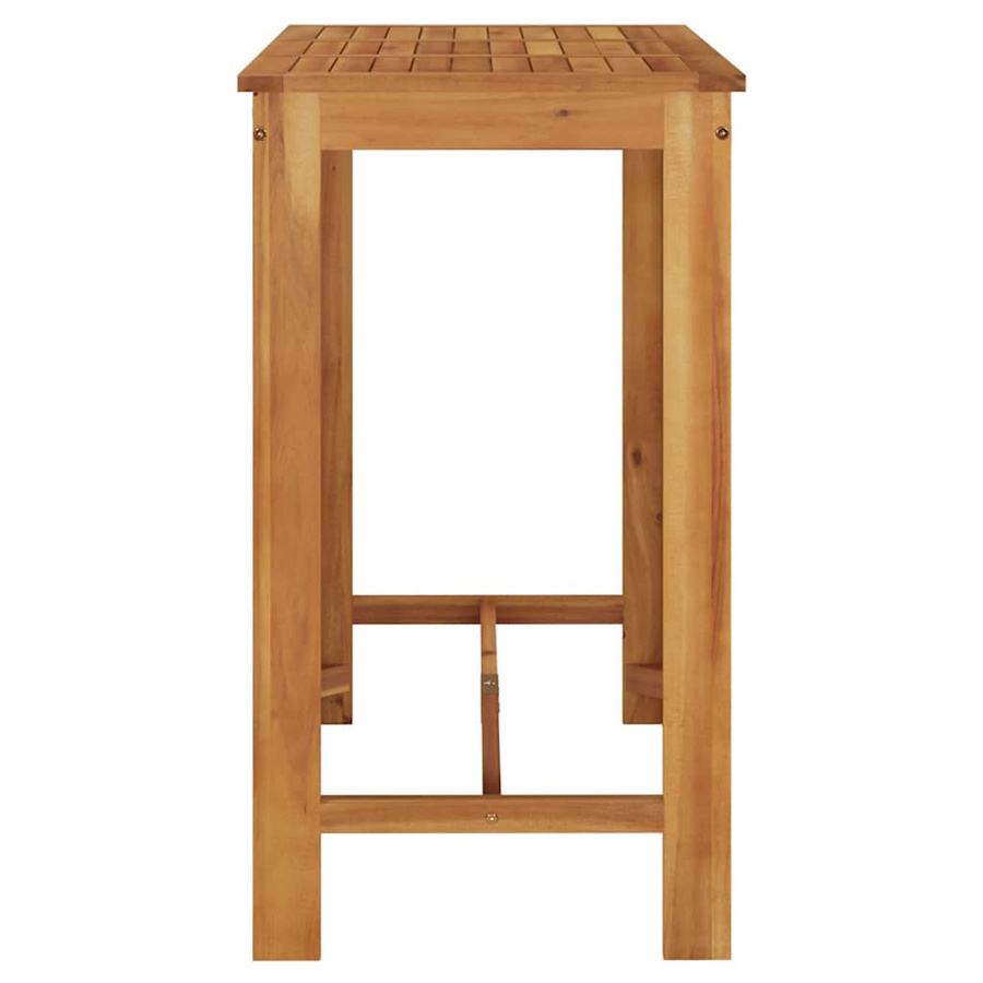 vidaXL Garten-Stehtisch aus Akazien-Massivholz, Braun, B/T/H: 120 x 60 x 105 cm - Bild 3