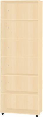 Schäfer Shop Select Regal LOGIN in Ahorn-Dekor mit 6 verstellbaren Ordnerhöhen, B: 80 cm, T: 42 cm, H: 224 cm - Bild 1