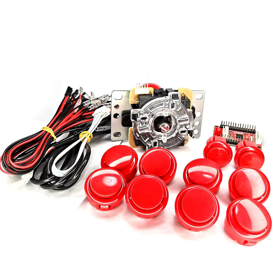 Sanwa Arcade Joystick DIY Kit mit USB Controller für Raspberry Pi, PC und PS3 - Bild 2