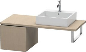 Duravit L-Cube Unterschrank für Konsole, Beige, B: 42 cm, T: 54,7 cm - Bild 1