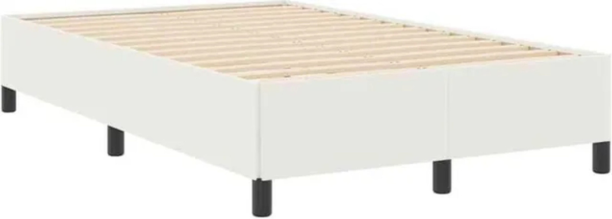 Polsterbett Vidaxl in Beige mit Cordstoff und Holzwerkstoff, B/T: 120 x 190 cm - Bild 1