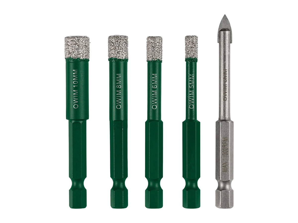 Parkside Diamant-Fliesenbohrer-Set mit Sechskantaufnahme aus Stahl - Bild 2