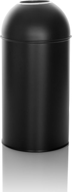 hjh OFFICE Mülleimer CLEAN OR 50 Swing aus Metall in Schwarz oder Silber - Bild 1