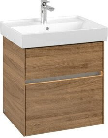 V&B Waschtischunterschrank Collaro mit Waschtisch und LED, B/T/H: 55,4 x 44,4 x 54,6 cm - Bild 1