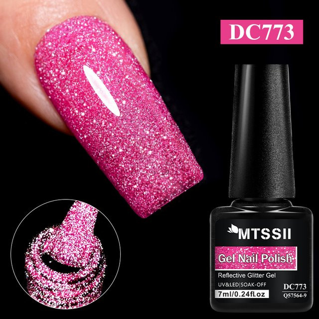 Mtssii Nagellack Gel, Rosarot, Glänzend, 7 ml - Bild 1