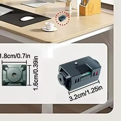 Lenovo Mini Drahtlose Überwachungskamera in Schwarz mit 1080P Auflösung, Nachtsicht und Bewegungserkennung - Bild 2