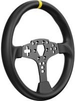 MOZA ES 12 Zoll Round Wheel Rim Mod Lenkrad für PC, Schwarz - Bild 1