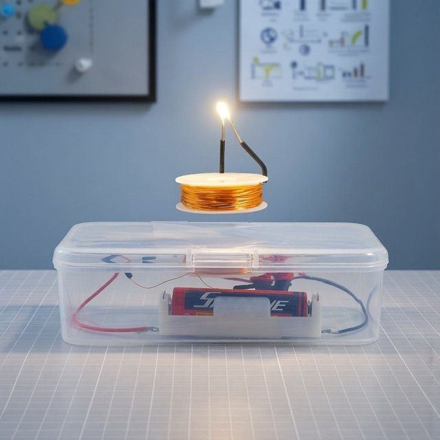 soulbao DIY Elektromagnetismus-Experimentier-Set, STEM Lernmaterialien - Bild 1