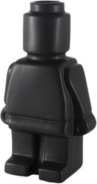 CDhekuo Roboter Vase im nordischen Stil als Schreibtischdekoration, schwarz - Bild 1