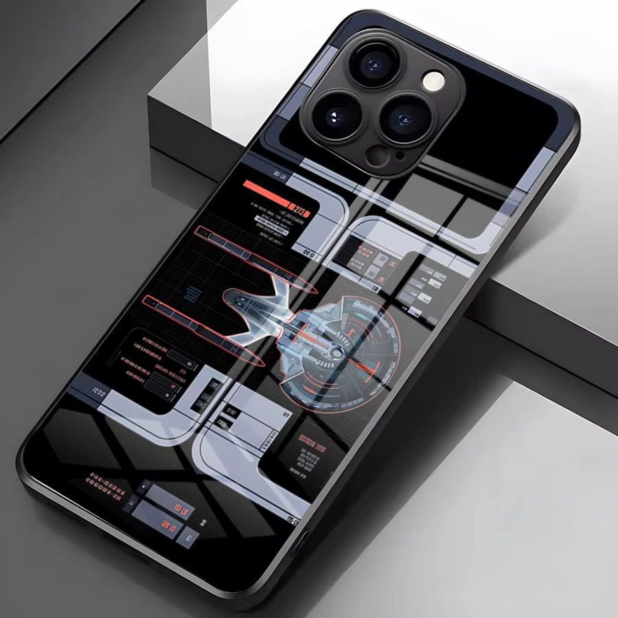 Rastar Handyhülle mit Glasabdeckung für iPhone in Schwarz - Bild 3