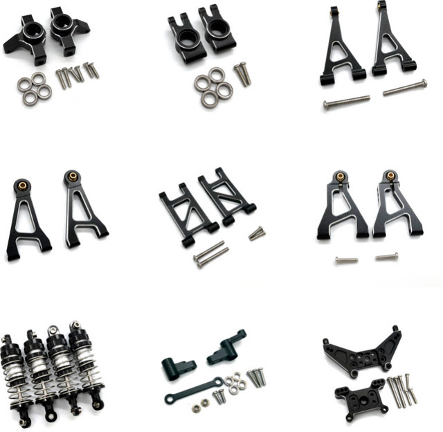 MJX Metallzubehör, ferngesteuertes Auto, 1:14, Schwarz, Montageteile - Bild 1