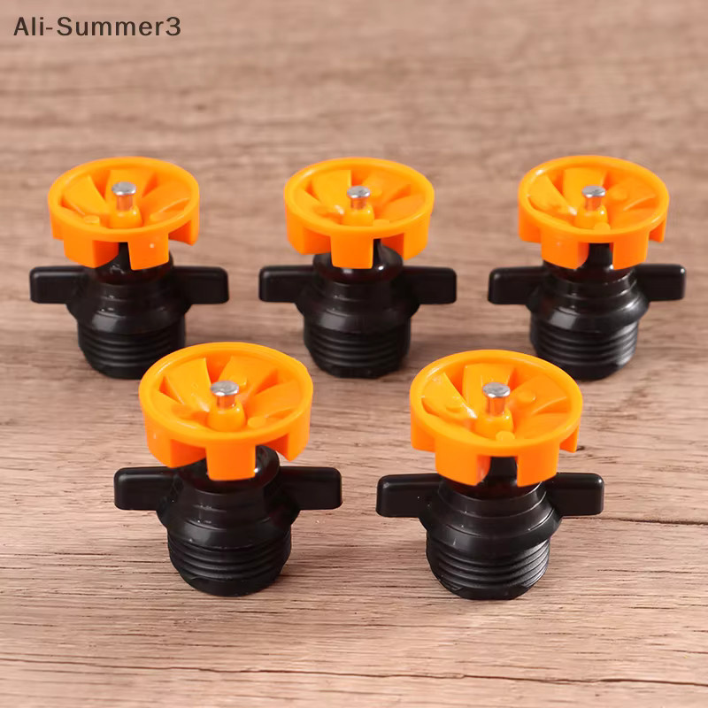 360-Grad Bewässerungsdüse mit Außengewinde für Garten und Rasen, Orange, 1/2 Zoll - Bild 2