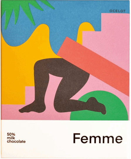 OCELOT Dunkle Vollmilchschokolade Femme 50 % Bio 70 g - Bild 1